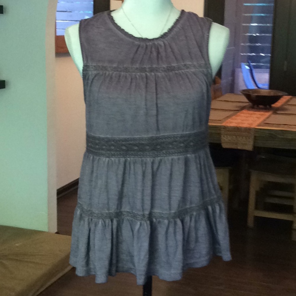 She & sky lavender tank S